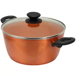 Eco Friendly Home Hummington 4.5 Quart Dutch Oven With Lid In Metallic Copper