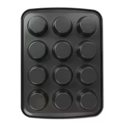 Gibson 12-Cup Bakers Friend Nonstick Steel Muffin Pan 8 Gibson 12-Cup Bakers Friend Nonstick Steel Muffin Pan -Home-Kitchen 5961205 ALT2