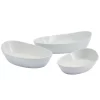 Denmark 3-pc. Porcelain Oval Nesting Bowl Set -Home-Kitchen 5996124