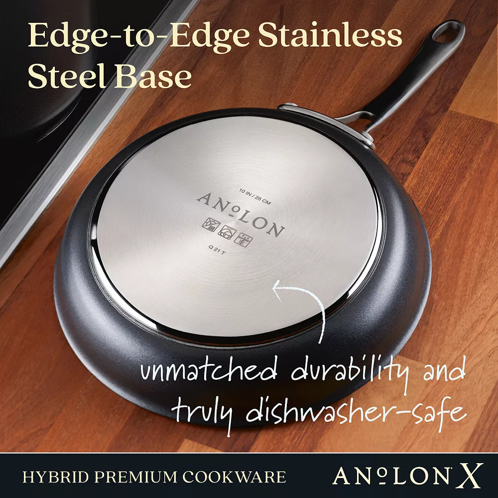 Anolon X Hybrid Nonstick 10-in. Induction Frypan 5 Anolon X Hybrid Nonstick 10-in. Induction Frypan - Image 3