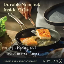 Anolon X Hybrid Nonstick 10-in. Induction Frypan 12 Anolon X Hybrid Nonstick 10-in. Induction Frypan -Home-Kitchen 6005660 ALT4