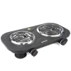 Brentwood Electric 1500W Double Burner - Black -Home-Kitchen 6012912