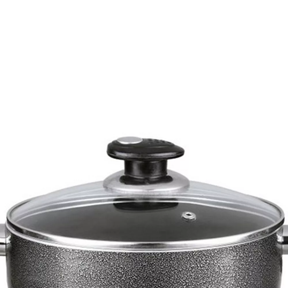 Brentwood Dutch Oven Aluminum Non-Stick 4 Qt-Gray 4 Brentwood Dutch Oven Aluminum Non-Stick 4 Qt-Gray - Image 2