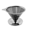 Escali Ceramic Coffee Dripper Deluxe -Home-Kitchen 6020043 Stainless Steel