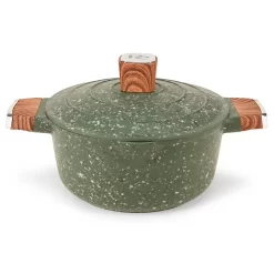 Phantom Chef Granite Finish Collection 2-piece Casserole Pan With Lid