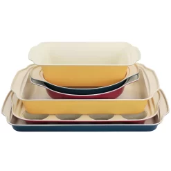 Spice By Tia Mowry Savory Saffron 6 Piece Ceramic Nonstick Bakeware Set In Multi -Home-Kitchen 6034039 ALT2
