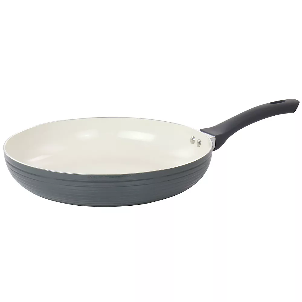 Oster Cocina Ridge Valley 12 Inch Aluminum Nonstick Frying Pan In Grey 3 Oster Cocina Ridge Valley 12 Inch Aluminum Nonstick Frying Pan In Grey