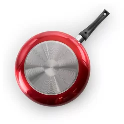 Oster Cocina Merrion 12 Inch Aluminum Frying Pan In Red With Bakelite Handle 9 Oster Cocina Merrion 12 Inch Aluminum Frying Pan In Red With Bakelite Handle -Home-Kitchen 6035885 ALT3