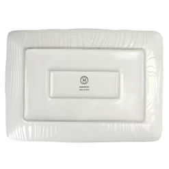 Gibson Home 14in Stoneware Wood Pattern Serving Plate -Home-Kitchen 6035979 ALT2