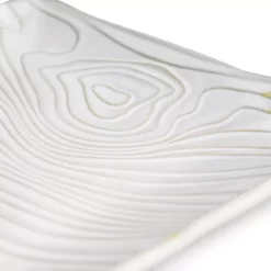 Gibson Home 14in Stoneware Wood Pattern Serving Plate -Home-Kitchen 6035979 ALT3