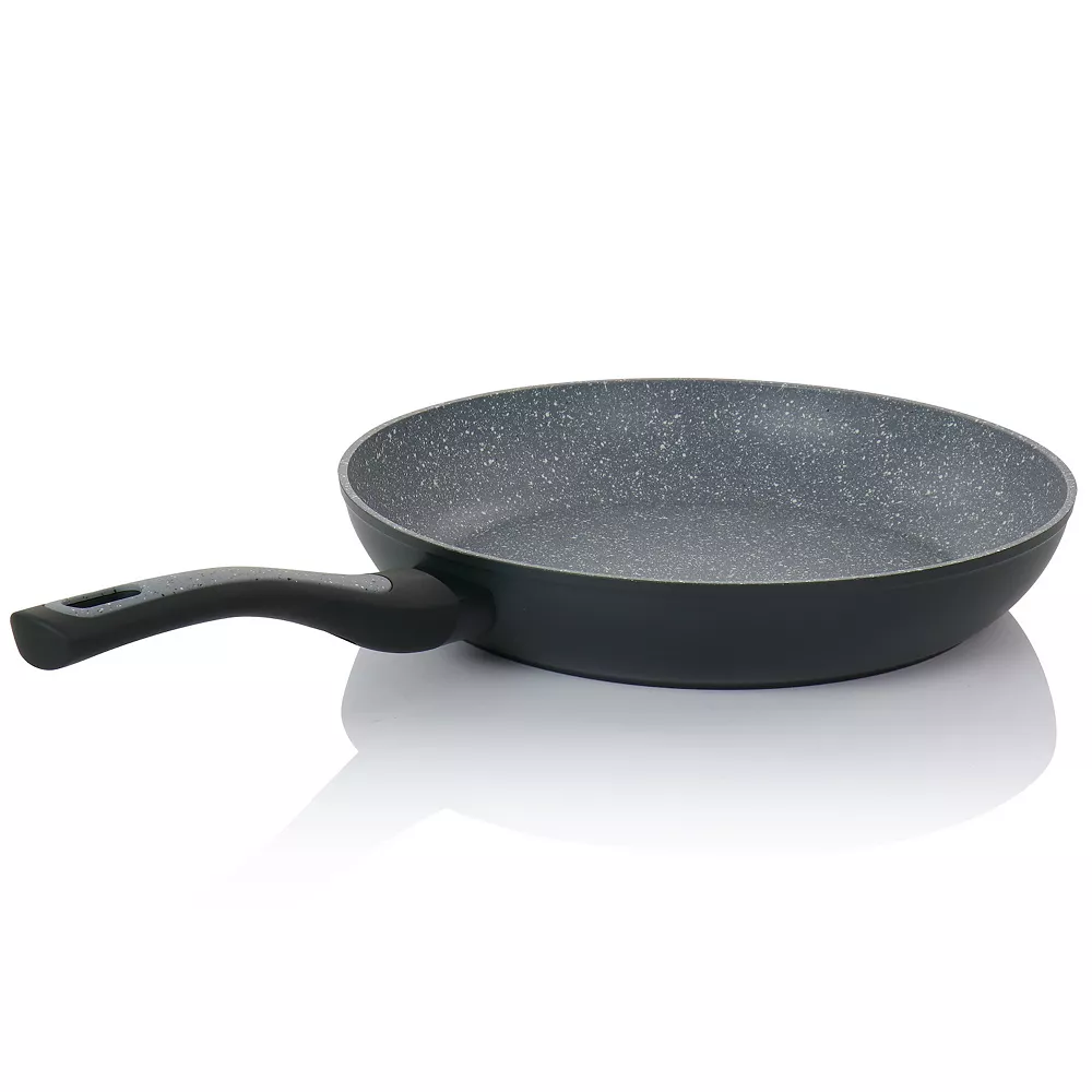 Oster Cocina Bastone 12 Inch Aluminum Nonstick Frying Pan In Speckled Gray 4 Oster Cocina Bastone 12 Inch Aluminum Nonstick Frying Pan In Speckled Gray - Image 2