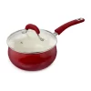 Oster Cocina Corbett 3.1 Quart Nonstick Aluminum Saucepan In Red -Home-Kitchen 6036055