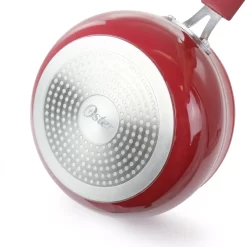 Oster Cocina Corbett 3.1 Quart Nonstick Aluminum Saucepan In Red -Home-Kitchen 6036055 ALT2