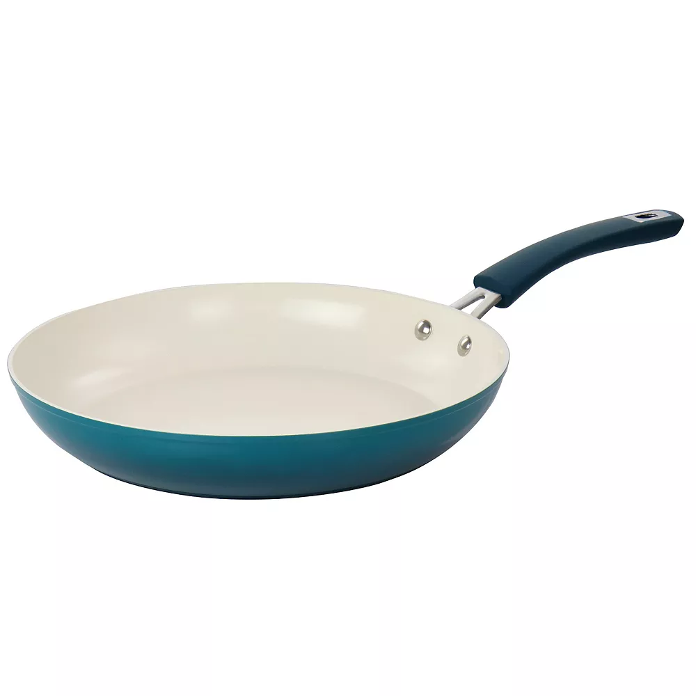 Oster Cocina Corbett 12 Inch Nonstick Aluminum Frying Pan In Blue 3 Oster Cocina Corbett 12 Inch Nonstick Aluminum Frying Pan In Blue