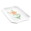Gibson Home Botanical Garden 14 Inch Fine Ceramic Serving Platter In White -Home-Kitchen 6036242