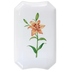 Gibson Home Botanical Garden 14 Inch Fine Ceramic Serving Platter In White 8 Gibson Home Botanical Garden 14 Inch Fine Ceramic Serving Platter In White -Home-Kitchen 6036242 ALT2