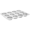 Oster Cocina Baker's Glee 12 Cup Aluminum Muffin Pan In Silver 2 Oster Cocina Baker's Glee 12 Cup Aluminum Muffin Pan In Silver -Home-Kitchen 6036810