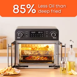 Elite Programmable French Door Air Fryer Oven -Home-Kitchen 6044873 ALT3