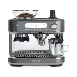 Cyetus All In One Espresso Machine For Home Barista With Coffee Grinder And Milk Steam Wand For Espresso, Cappuccino, And Latte