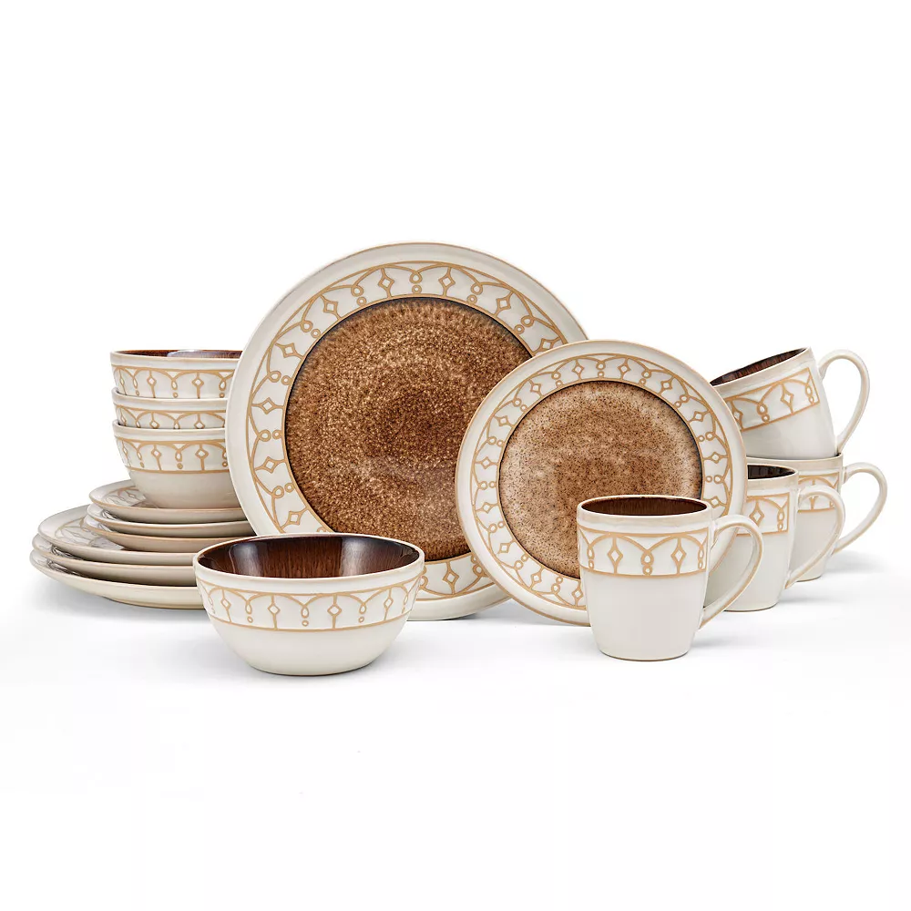 Pfaltzgraff Remi Beige 16-pc. Dinnerware Set 3 Pfaltzgraff Remi Beige 16-pc. Dinnerware Set