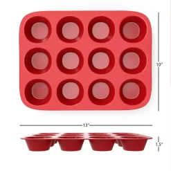 Chef Buddy Silicone Muffin Pan -Home-Kitchen 6085195 ALT2