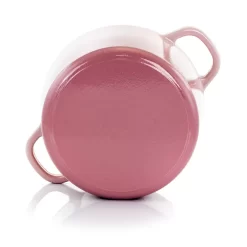 Crock-Pot Artisan 2 Piece 5 Quarts Enameled Cast Iron Dutch Oven In Blush Pink -Home-Kitchen 6101757 ALT3