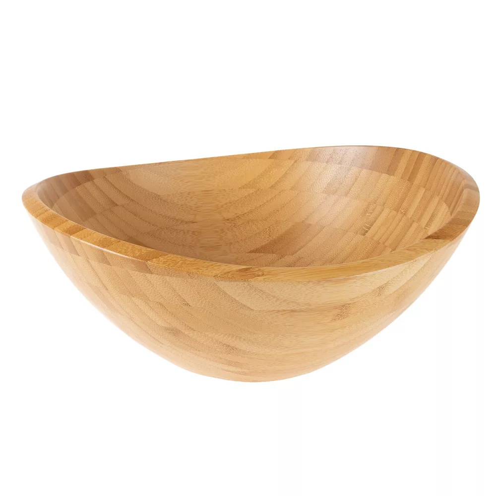 Classic Cuisine Large Bamboo Bowl 6 Classic Cuisine Large Bamboo Bowl - Image 4