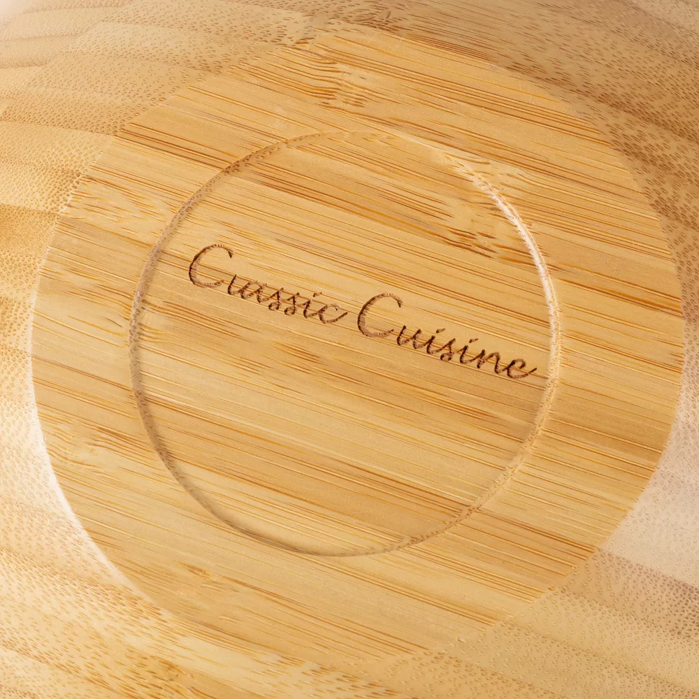 Classic Cuisine Large Bamboo Bowl 7 Classic Cuisine Large Bamboo Bowl - Image 5