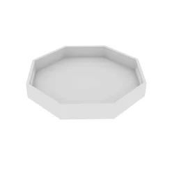 Set Of 3 Octagon Serving Trays - 1 Each Size