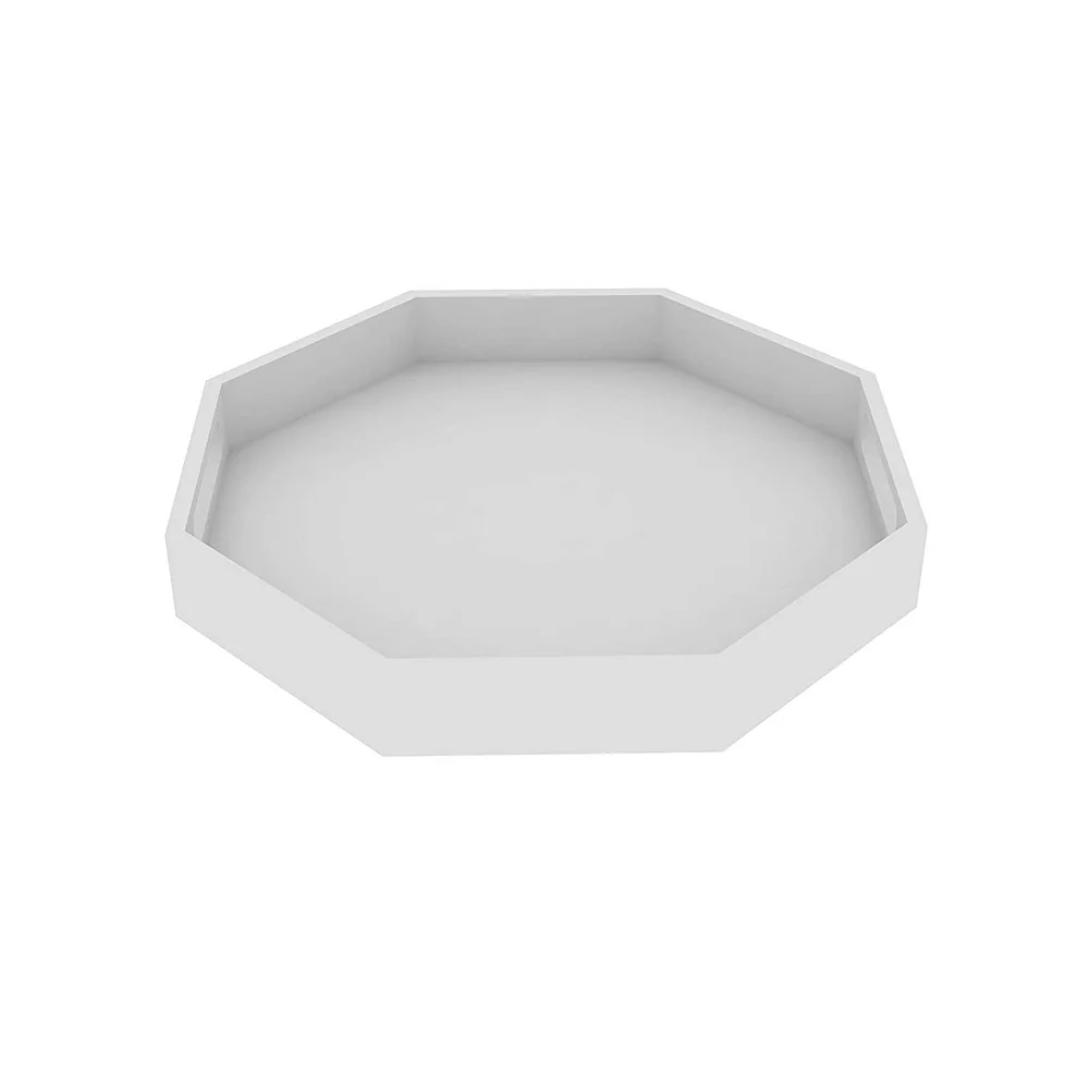 Set Of 3 Octagon Serving Trays - 1 Each Size 3 Set Of 3 Octagon Serving Trays - 1 Each Size