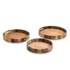 Set Of 3 Round Serving Trays -Home-Kitchen 6111094