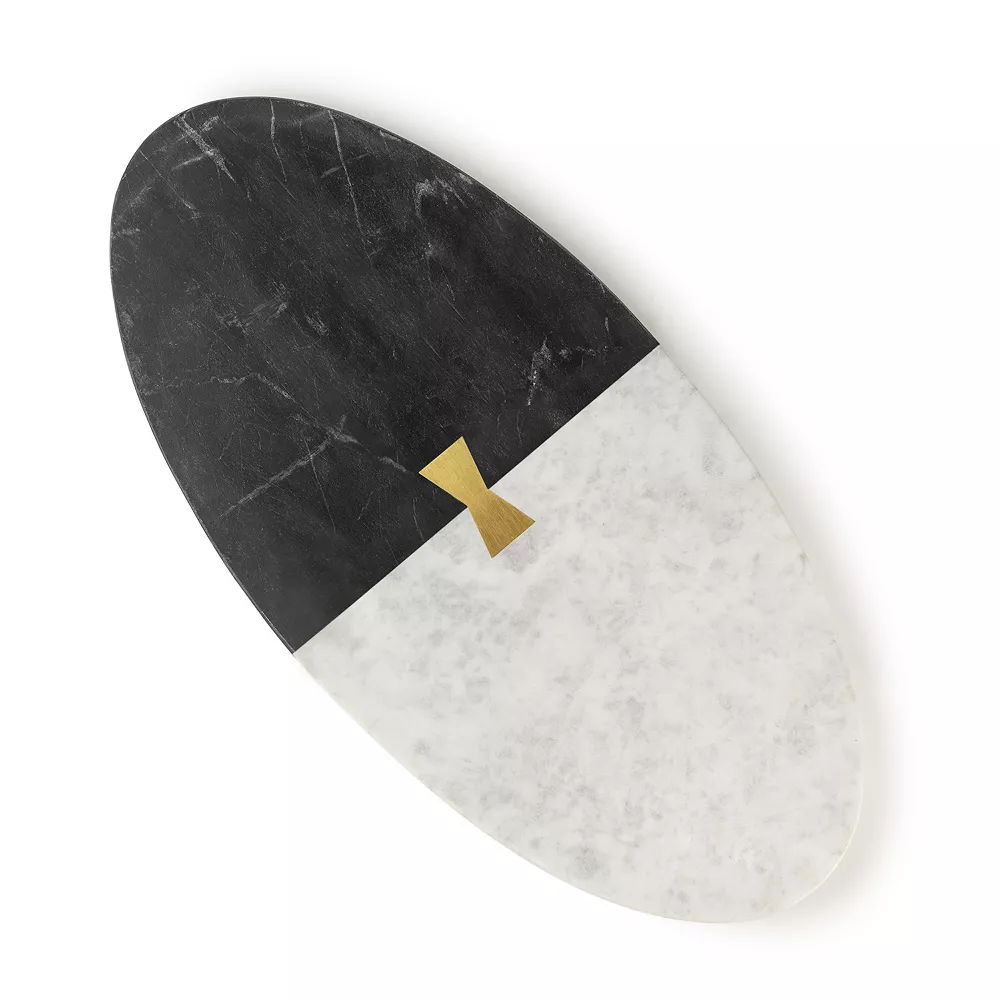 GAURI KOHLI Antigua Marble Serving Board - Large 3 GAURI KOHLI Antigua Marble Serving Board - Large