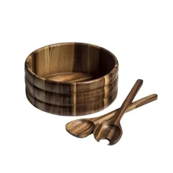 Large Salad Bowl With Servers