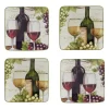 Certified International Meadow Brook Vineyard 4-pc. Canape Plate Set -Home-Kitchen 6177563