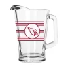 Arizona Cardinals 60oz. Multi-Stripe Pitcher -Home-Kitchen 6187703