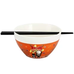 Hello Kitty Ramen Bowl With Chopsticks