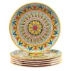 Certified International Palermo 6-pc. Melamine Salad Plate Set