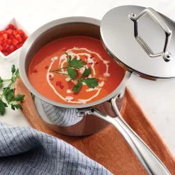 Tramontina Prima 2-qt. Stainless Steel Tri-Ply Covered Saucepan 10 Tramontina Prima 2-qt. Stainless Steel Tri-Ply Covered Saucepan -Home-Kitchen 620436 ALT2