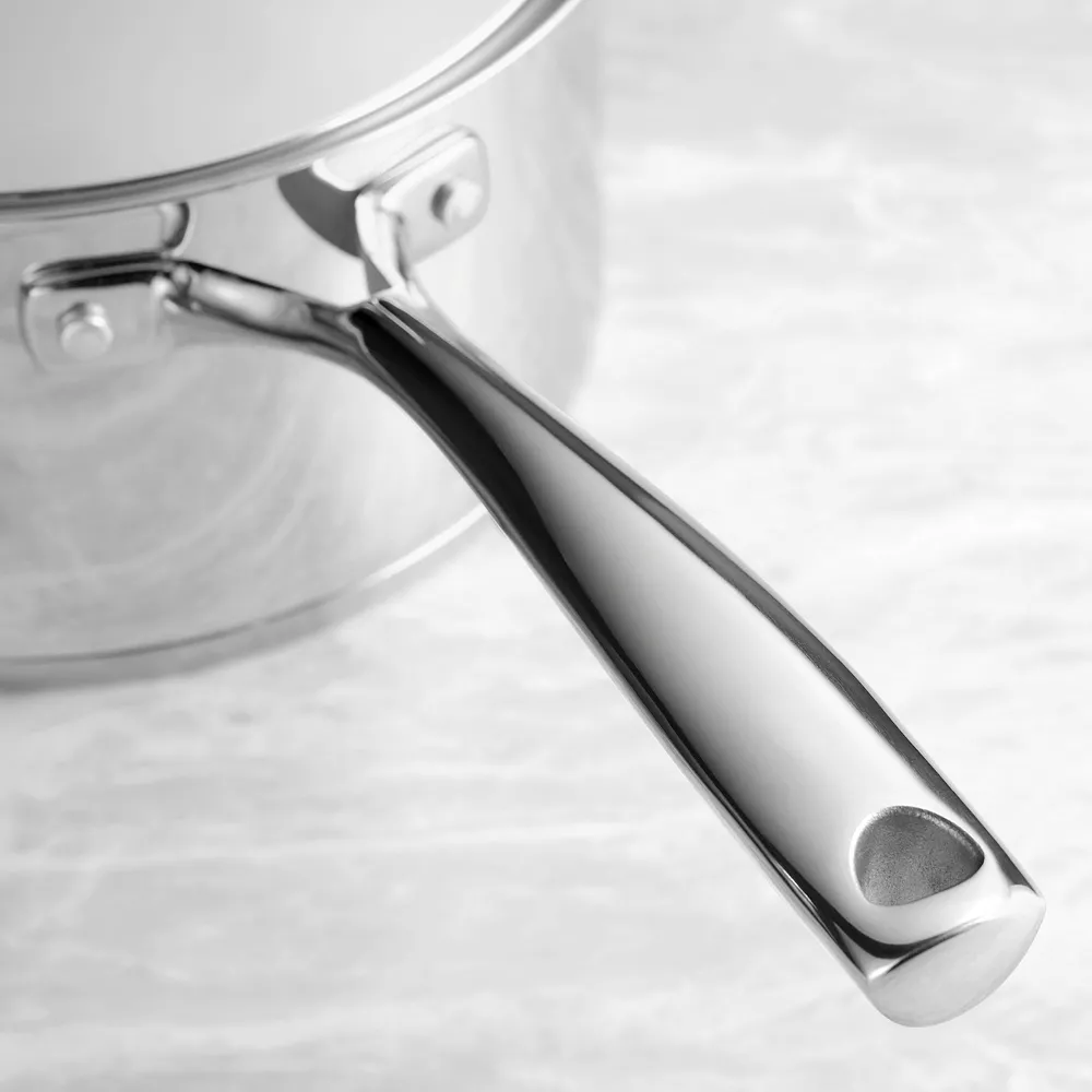 Tramontina Prima 2-qt. Stainless Steel Tri-Ply Covered Saucepan 6 Tramontina Prima 2-qt. Stainless Steel Tri-Ply Covered Saucepan - Image 4