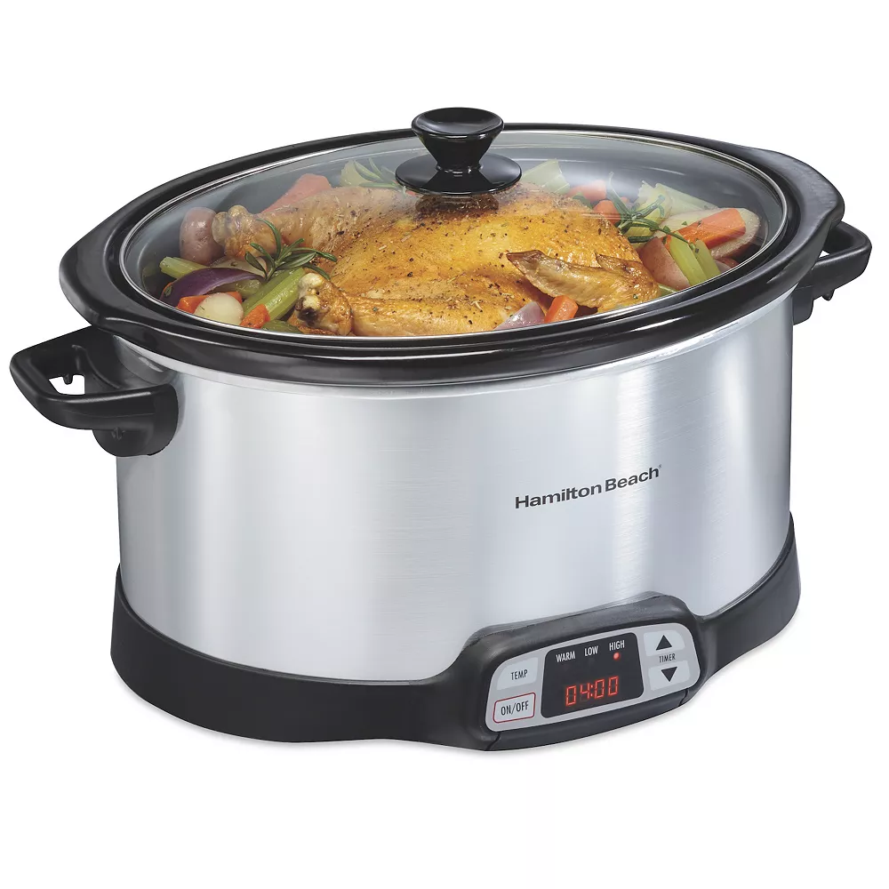 Hamilton Beach 8-qt. Programmable Slow Cooker 3 Hamilton Beach 8-qt. Programmable Slow Cooker