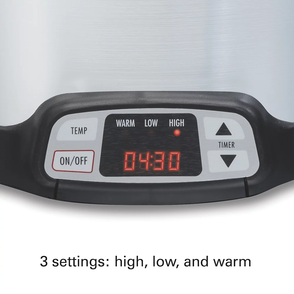 Hamilton Beach 8-qt. Programmable Slow Cooker 5 Hamilton Beach 8-qt. Programmable Slow Cooker - Image 3