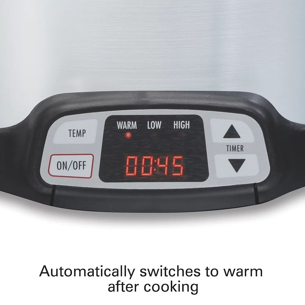 Hamilton Beach 8-qt. Programmable Slow Cooker 6 Hamilton Beach 8-qt. Programmable Slow Cooker - Image 4