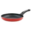 Oster Cocina Luneta 9.5 Inch Aluminum Nonstick Frying Pan In Red -Home-Kitchen 6252444