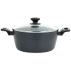 Oster Cocina Bastone 5.3 Quart Nonstick Aluminum Dutch Oven In Speckled Gray 2 Oster Cocina Bastone 5.3 Quart Nonstick Aluminum Dutch Oven In Speckled Gray -Home-Kitchen 6288729