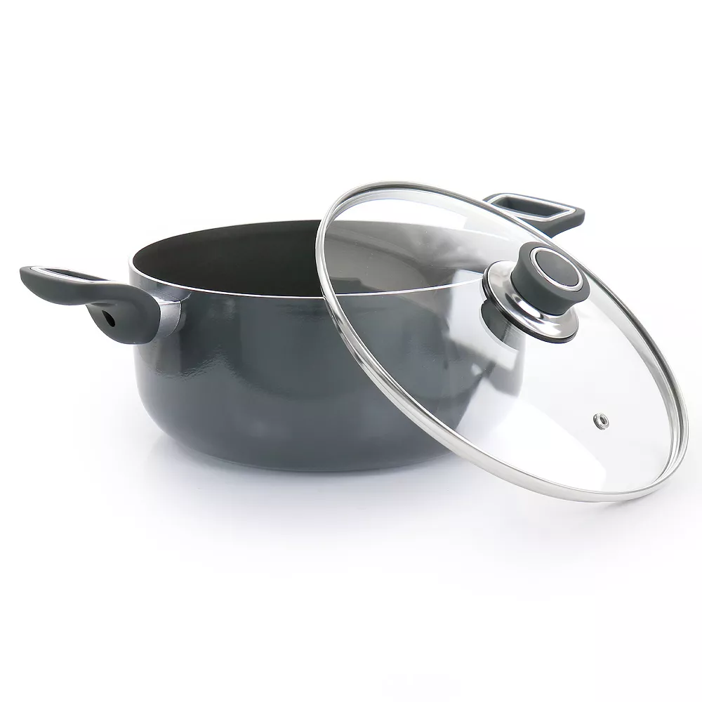 Oster Cocina Legacy 8 Piece Aluminum Nonstick Cookware Set In Gray 5 Oster Cocina Legacy 8 Piece Aluminum Nonstick Cookware Set In Gray - Image 3