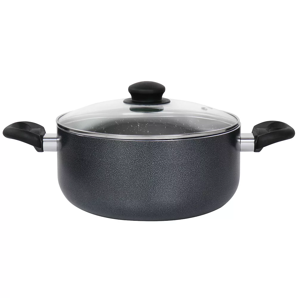 Oster Cocina Pallermo 5 Qt Aluminum Dutch Oven With Lid In Charcoal 3 Oster Cocina Pallermo 5 Qt Aluminum Dutch Oven With Lid In Charcoal