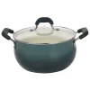 Oster Cocina Corbett 5.4 Quart Nonstick Aluminum Dutch Oven In Gray -Home-Kitchen 6289126