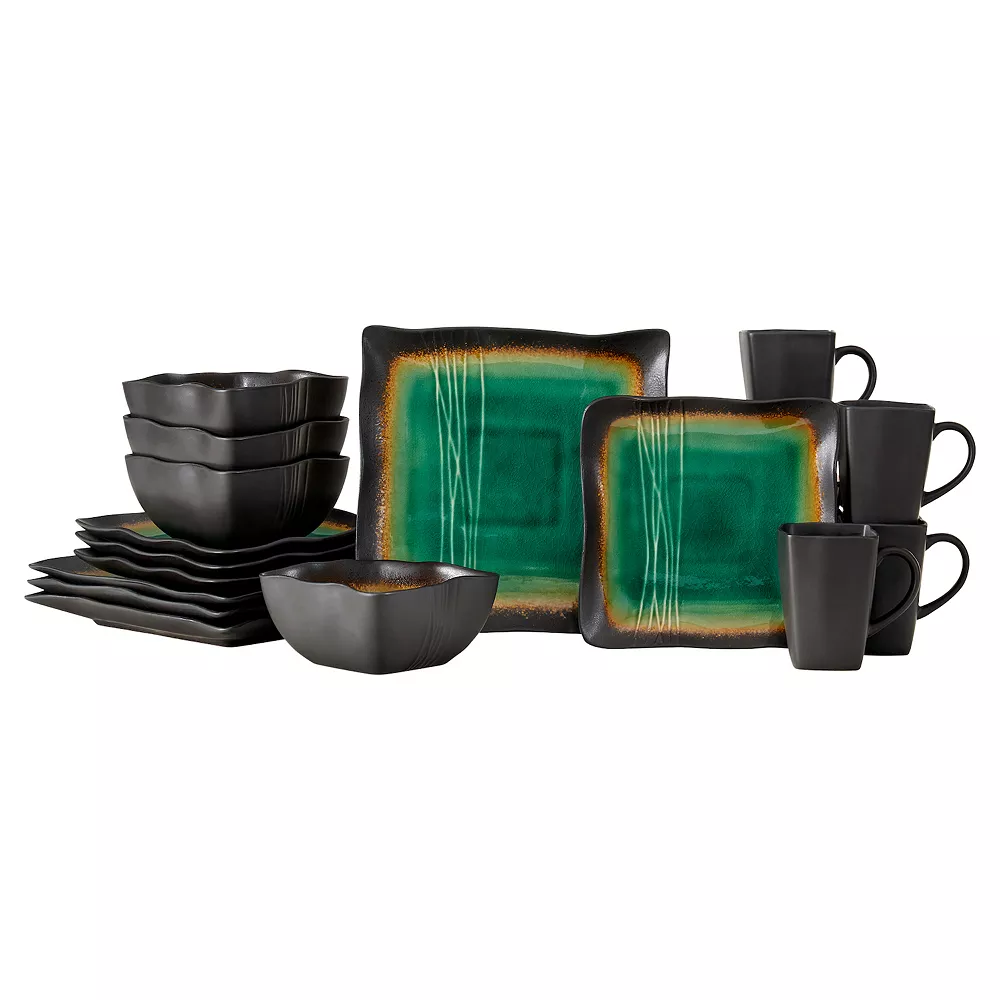 Baum Galaxy Jade 16-pc. Dinnerware Set 3 Baum Galaxy Jade 16-pc. Dinnerware Set
