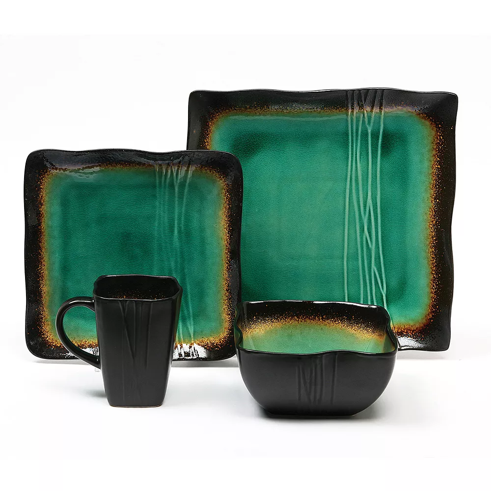 Baum Galaxy Jade 16-pc. Dinnerware Set 4 Baum Galaxy Jade 16-pc. Dinnerware Set - Image 2
