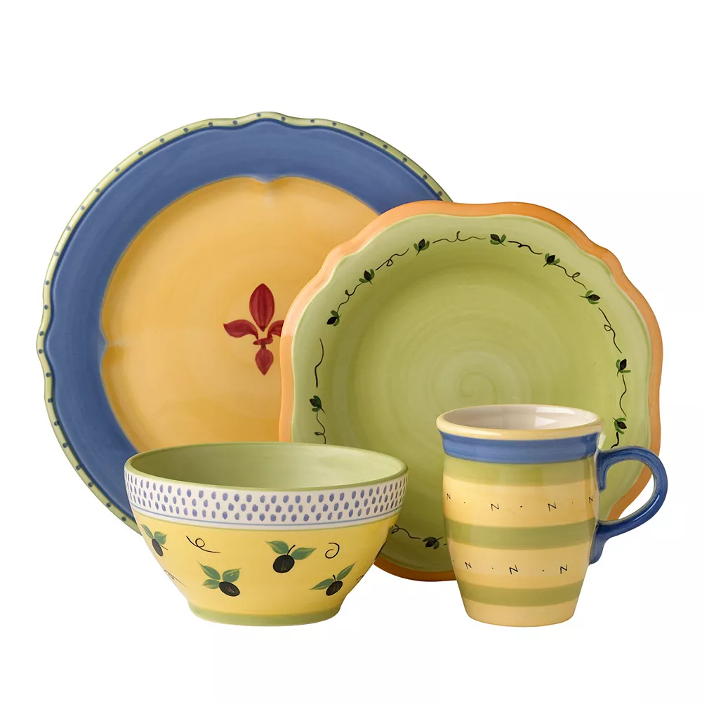 Pfaltzgraff Pistoulet Blue 16-pc. Dinnerware Set 3 Pfaltzgraff Pistoulet Blue 16-pc. Dinnerware Set